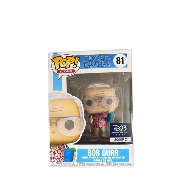 Funko Pop Icons 81 Bob Gurr Disney Imagineer LE3000 D23 Exclusive - Picture 1 of 6